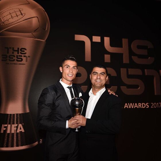 Cristiano Ronaldo e Hugo Aveiro