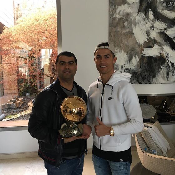 Cristiano Ronaldo e Hugo Aveiro