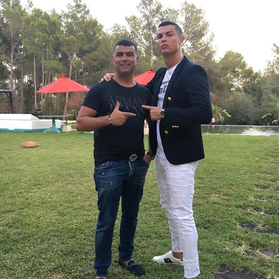Cristiano Ronaldo e Hugo Aveiro