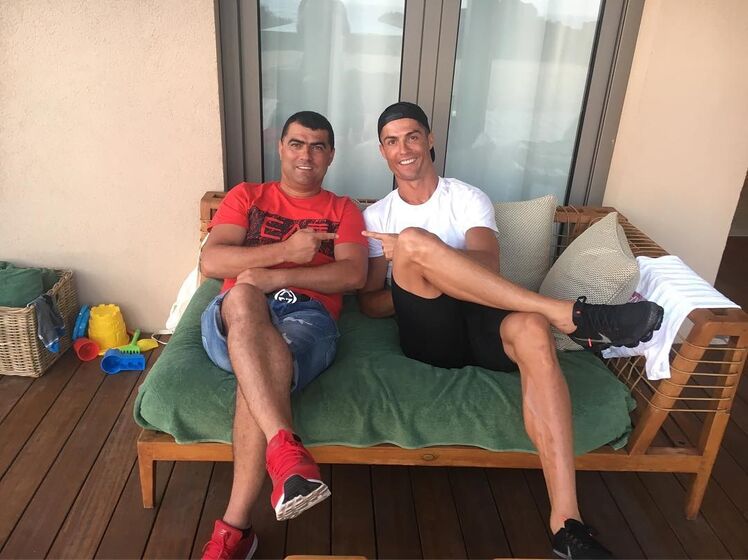 Cristiano Ronaldo e Hugo Aveiro
