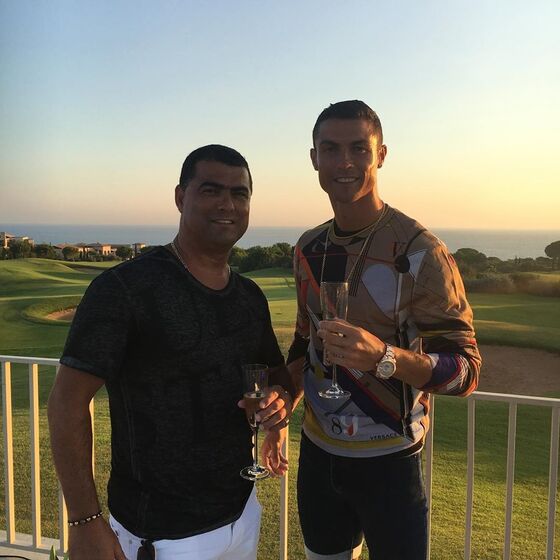 Cristiano Ronaldo e Hugo Aveiro