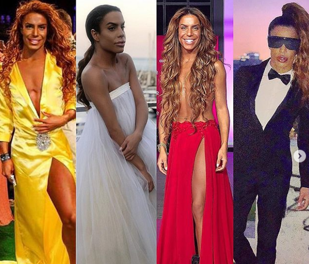 Carlos Costa tira extensões e pinta o cabelo de rosa