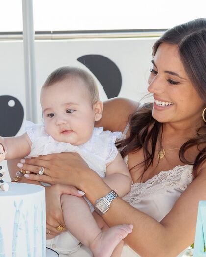 Mia Rose e Miguel Cristovinho, batizado 