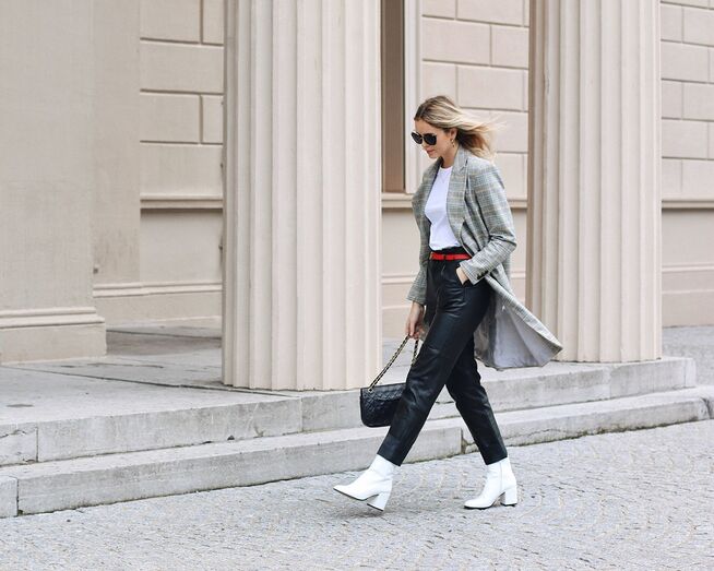 Street Style botas brancas