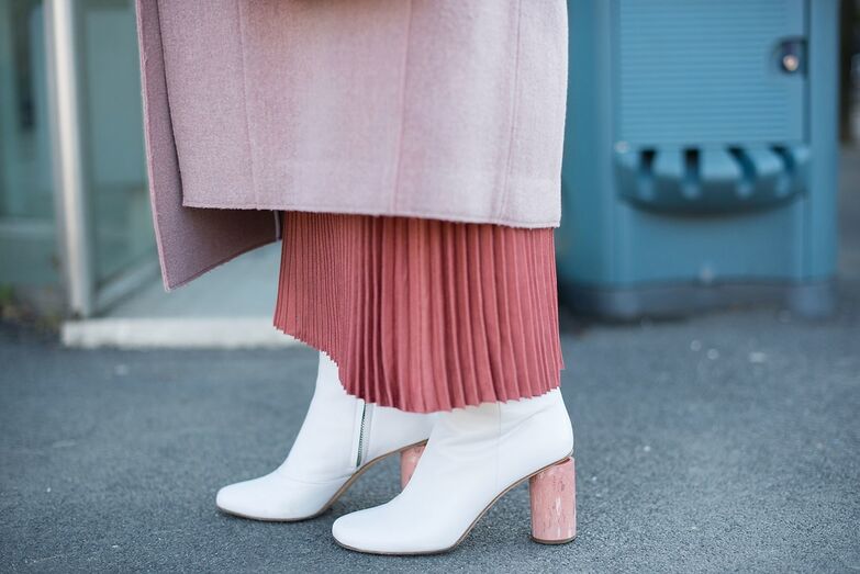 Street Style botas brancas