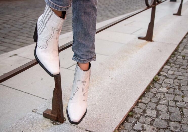 Street Style botas brancas