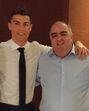 Cristiano Ronaldo com o namorado de Dolores Aveiro, José Andrade