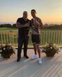 Cristiano Ronaldo com o namorado de Dolores Aveiro, José Andrade