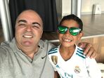 Cristianinho com o namorado de Dolores Aveiro, José Andrade