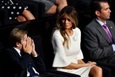 Donald Trump, Melania, Barron