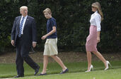 Donald Trump, Melania, Barron