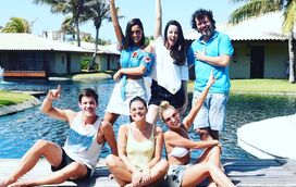 Atores portugueses em festa no Brasil