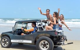 Atores de 'Alguém Perdeu' em aventura louca no Ceará. Todas as imagens