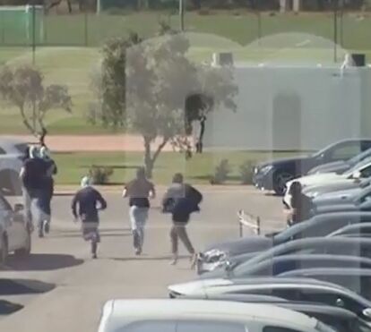 Novas imagens mostram pânico na Academia de Alcochete