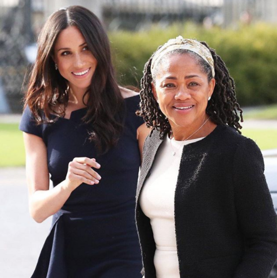 Meghan Markle e a mãe, Doria Ragland