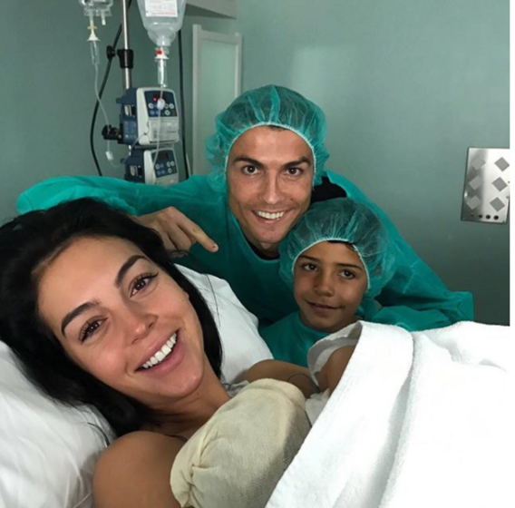 Nascimento da filha de Ronaldo e Georgina, Alana Martina
