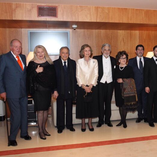 rainha sofia, letizia, felipe, juan carlos, cristina, helena, infantas, zarzuela, palácio, família real, espanha, aniversário, plácido domingo