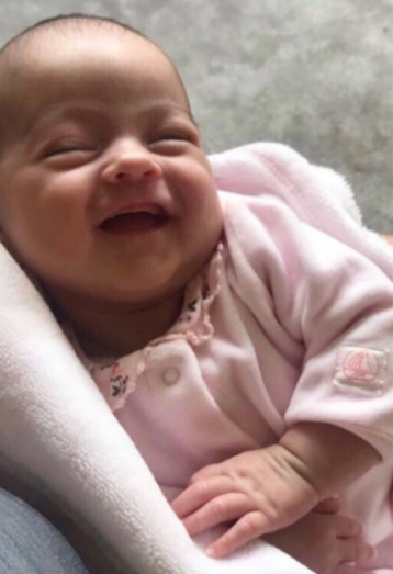 Alana Martina, filha de Georgina e Ronaldo