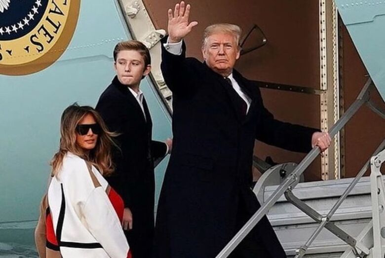 Donald Trump, Melania, Barron