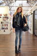Combat boots com skinny jeans