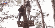 dave, eliana, casados a primeira vista, hospital, lesão, joelho, arborismo, atividade radical