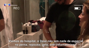 dave, eliana, casados a primeira vista, hospital, lesão, joelho, arborismo, atividade radical