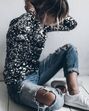 Street style lantejoulas