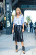 Street style lantejoulas