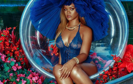 A nova coleção de Natal da marca de lingerie de Rihanna