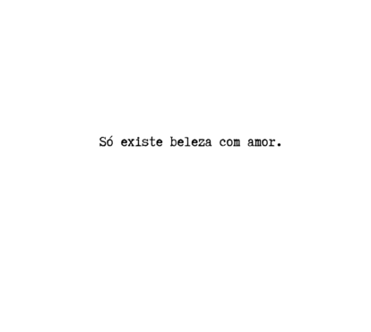 O amor é...