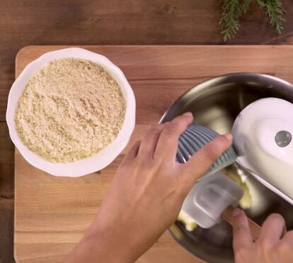Receita Bolo Neve de Natal