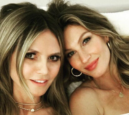 A amizade entre duas das mulheres mais bonitas do mundo