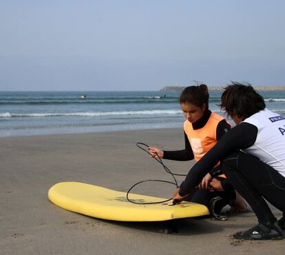 Parabéns campeã: Jovem portuguesa invisual de 13 anos surfou e ganhou medalha de bronze