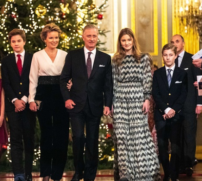 Família real belga assiste ao tradicional concerto de Natal