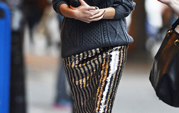 Street Style lantejoulas