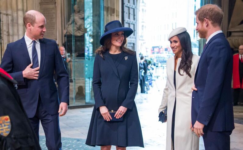 William e Kate, Meghan e Harry