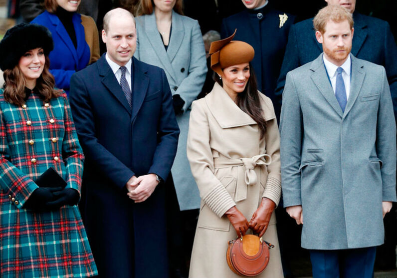 William e Kate, Meghan e Harry