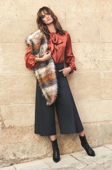 Ankle boots com culottes