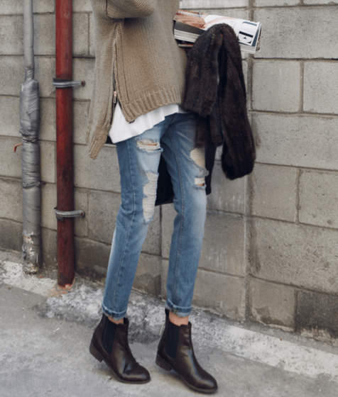 Chelsea boots com skinny jeans