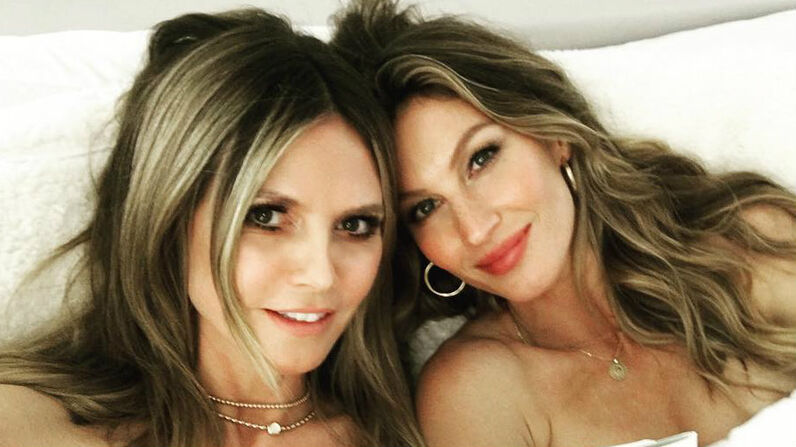 Heidi Klum e Gisele Bündchen