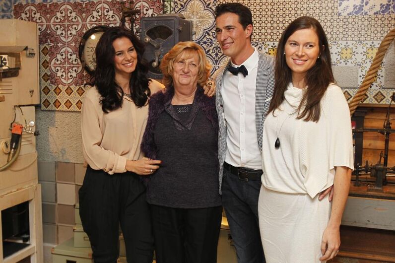 Cláudia Vieira,  Suzete Vieira, Sérgio Viera, Carina