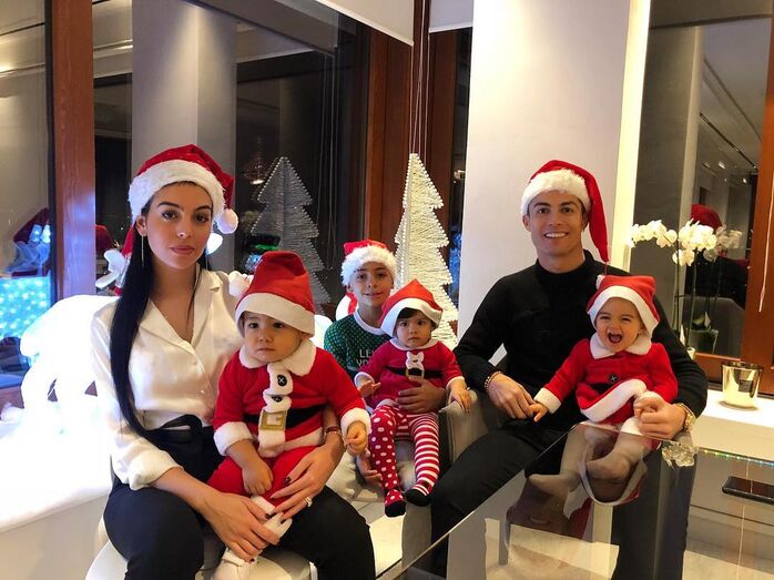 Cristiano Ronaldo e Georgina passam Natal longe de Dolores
