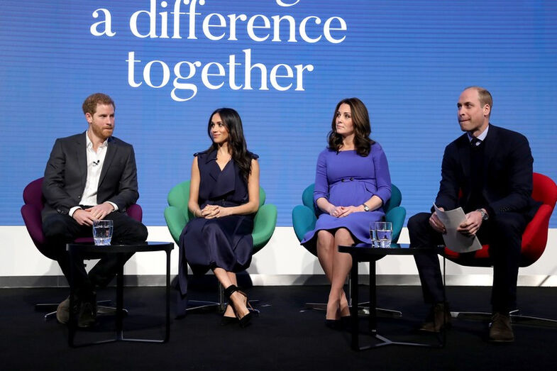William e Kate, Meghan e Harry