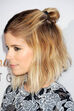 Tendência penteados: half bun