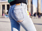 Underbutt-Jeans