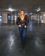 Jeans de corte direito