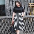 Vestido envelope ou linha A