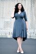 Vestido envelope ou linha A