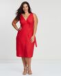 Vestido envelope ou linha A