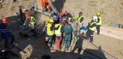 Mineiros descem ao poço para o resgate de Julen em Málaga